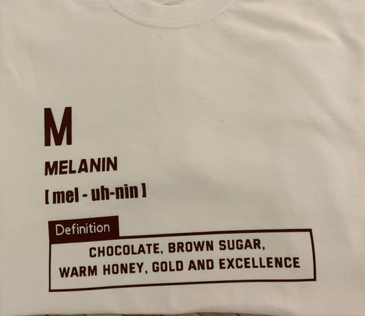 Melanin- Definition T-Shirts
