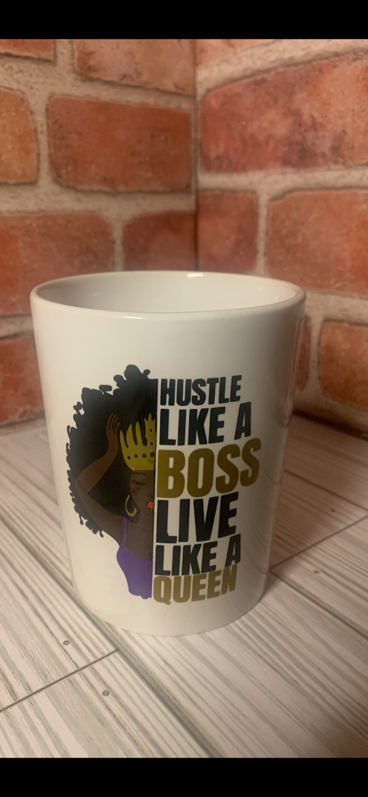 Hustle like a Boss Tea Cup